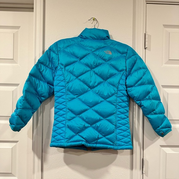 The North Face Blue Kids Puffer Jacket size 18 EUC - Picture 2 of 5